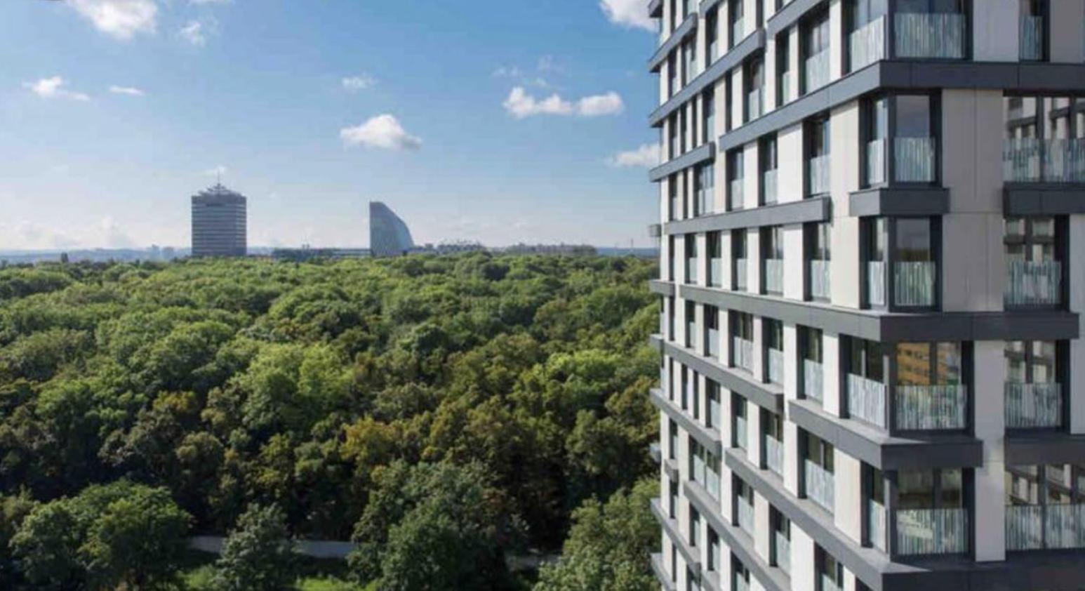 Residence Garden Tower - Parking ปราก ภายนอก รูปภาพ